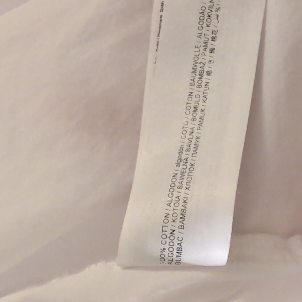 100% Cotton Mango Crisp White Oversized Shirt - Picture 5 of 7